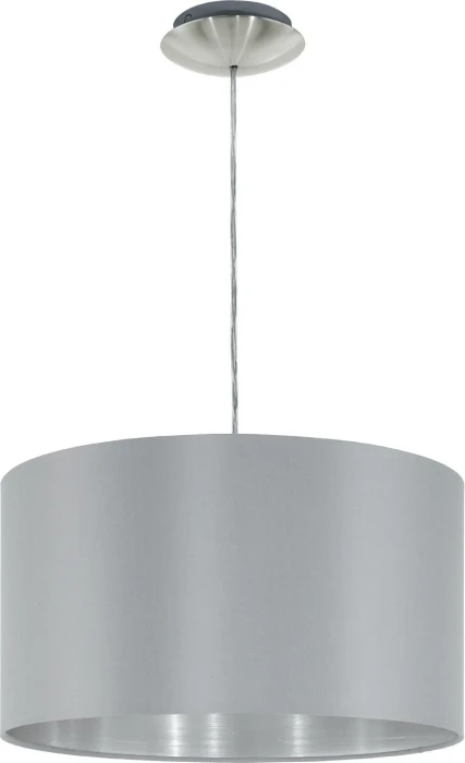 Eglo Maserlo Pendelleuchte/Schirmleuchte 38cm silber