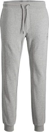 Jack & Jones Regular Fit Trainingshose lang light grey melange (Herren)
