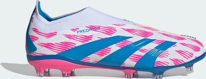 adidas Predator Elite Laceless AG cloud white/solar blue/solar pink (Junior)