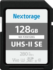 Nextorage NX-F2SE R280/W100 128GB, UHS-II U3, Class 10