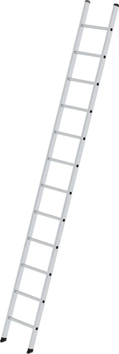 Günzburger Steigtechnik Alu Anlegeleiter ohne Traverse, 12 Stufen