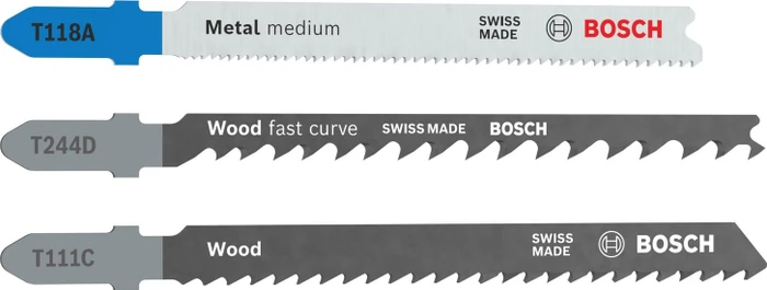 Bosch Professional Wood and Metal Basic Stichsägeblatt-Set, 3-tlg.