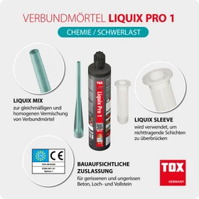 TOX Liquix Pro 1 Verbundmörtel, 280ml