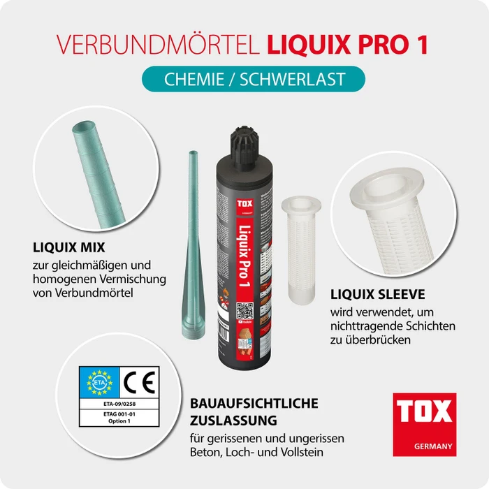 TOX Liquix Pro 1 Verbundmörtel