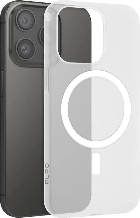 Puro Cover 03 Mag für Apple iPhone 15 Pro transparent