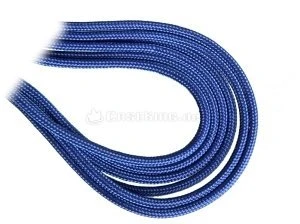 BitFenix Alchemy 6-Pin PCIe Verlängerung 45cm, sleeved blau/blau