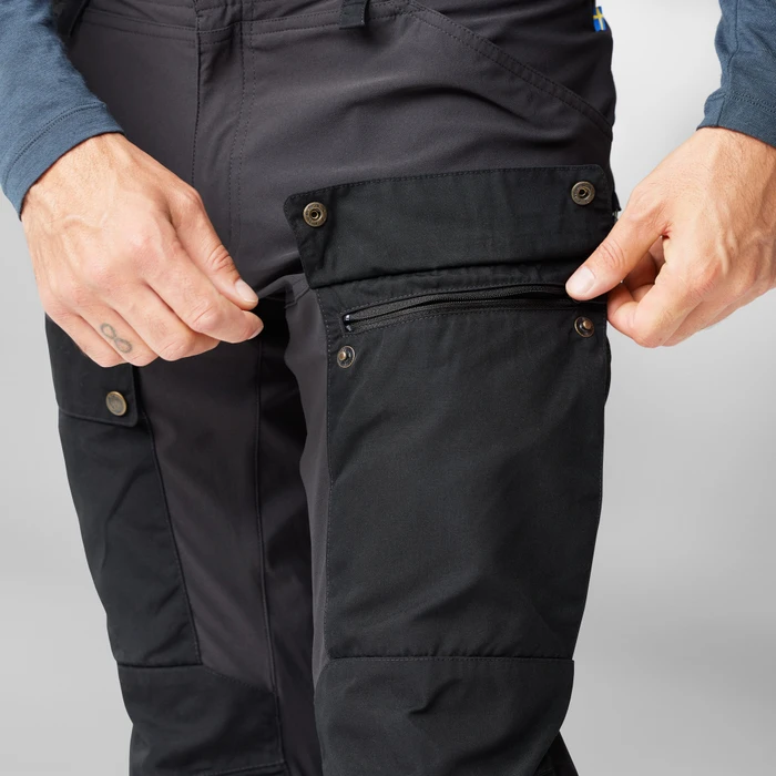Fjällräven Keb Hose lang schwarz (Herren)