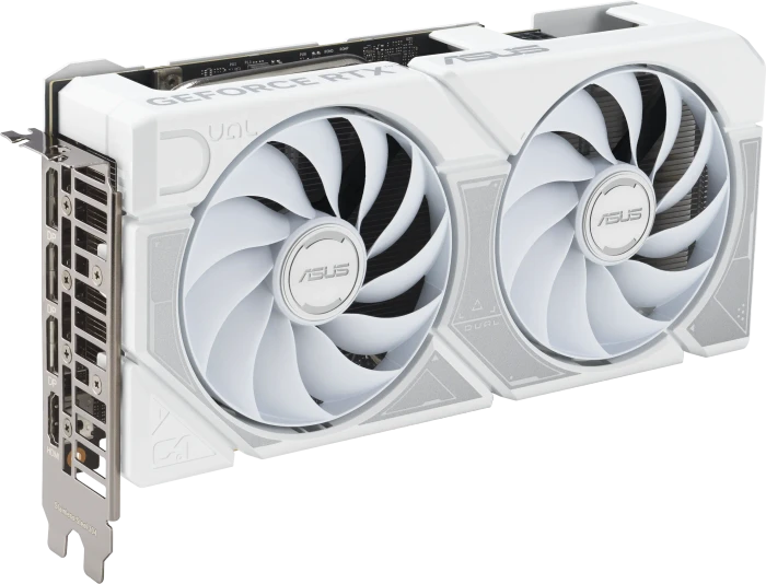 ASUS Dual GeForce RTX 5060 Ti White OC, DUAL-RTX5060TI-O8G-WHITE, 8GB GDDR7, HDMI, 3x DP