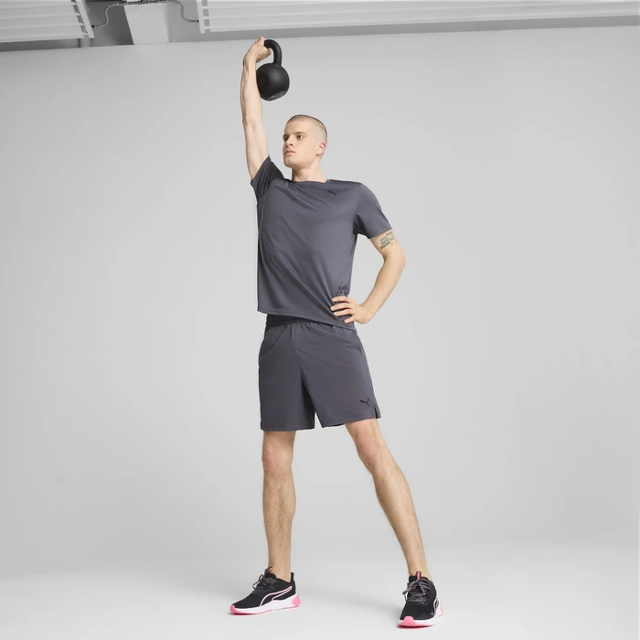 Puma TAD Essentials Funktionsshirt kurzarm galactic gray (Herren)
