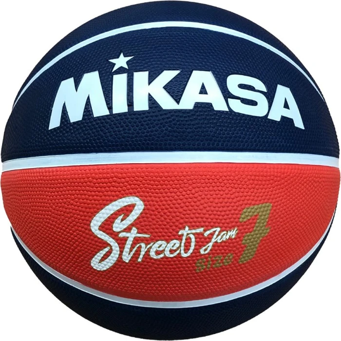 Mikasa BB602B Street Jam Basketball navy blue/red/white