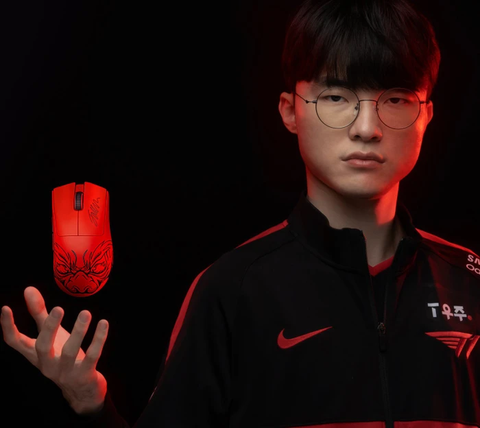Razer DeathAdder V3 Pro Faker Edition rot, USB