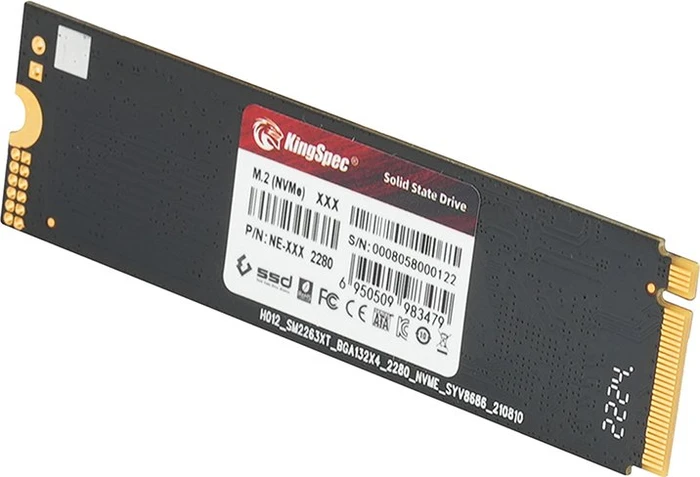 KingSpec NE-512 2280 512GB, M.2 2280 / M-Key / PCIe 3.0 x4, Heatspreader