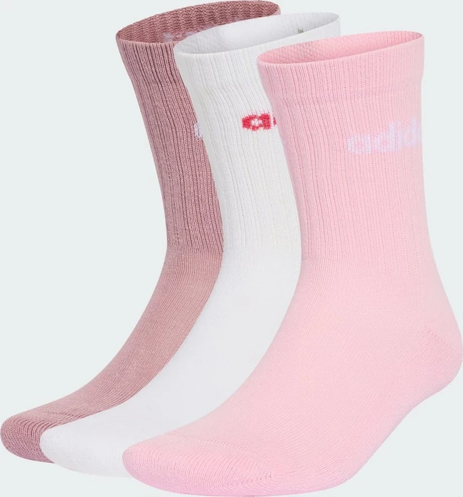 adidas Linear Crew Cushioned Socken, 3 Paar