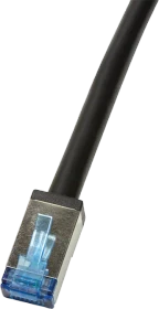 LogiLink Outdoor Patchkabel, Cat6a, S/FTP, RJ-45/RJ-45, 20m, schwarz