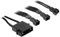 BitFenix Molex auf 3-Pin Adapter, sleeved, 20cm, schwarz Vorschaubild