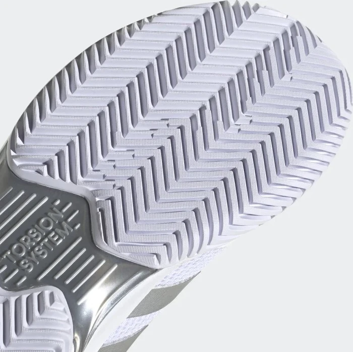 adidas Courtjam Control cloud white/silver metallic (Damen)