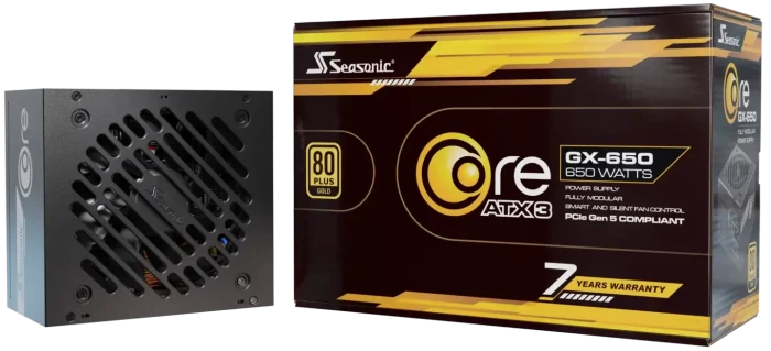 Seasonic Core GX ATX 3 (2024) GX-650 650W, ATX 3.1