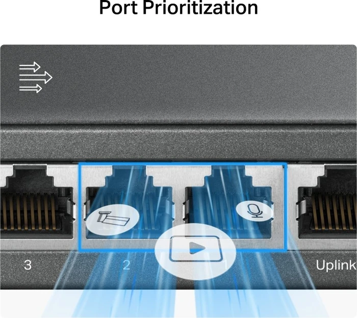 Mercusys Desktop Gigabit Switch, 8x RJ-45, 2x SFP, 111W PoE+