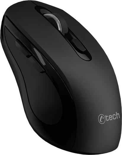 C-Tech WLM-12 Wireless Dual-Mode Mouse schwarz, USB/Bluetooth