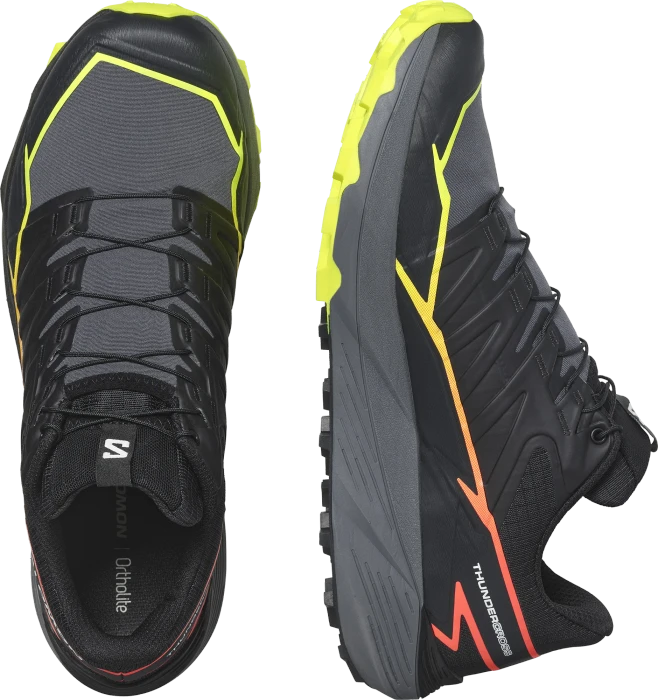 Salomon Thundercross black/quiet shade/fiery coral (Herren)
