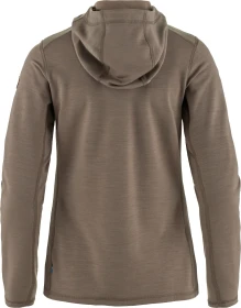 Fjällräven Keb Fleece Hoodie Funktionsjacke suede brown (Damen)