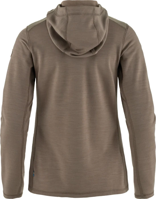 Fjällräven Keb Fleece Hoodie Funktionsjacke suede brown (Damen)
