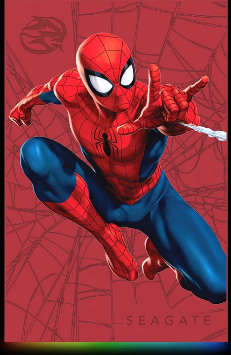 Seagate FireCuda Gaming HDD - Spider-Man Special Edition, 2TB, +Rescue, USB 3.0 Micro-B