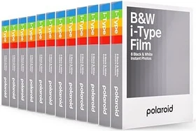 Polaroid B&W i-Type Sofortbildfilm 12er Pack (96 Auf.)
