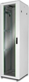 Digitus Professional Unique Serie Serverschrank 42HE, Sicherheitsglastür, IP2X, grau, 600mm tief