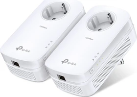 TP-Link Powerline AV1200 Passthrough Starter Kit, HomePlug AV2, RJ-45, 2er-Pack (TL-PA8010PKIT)
