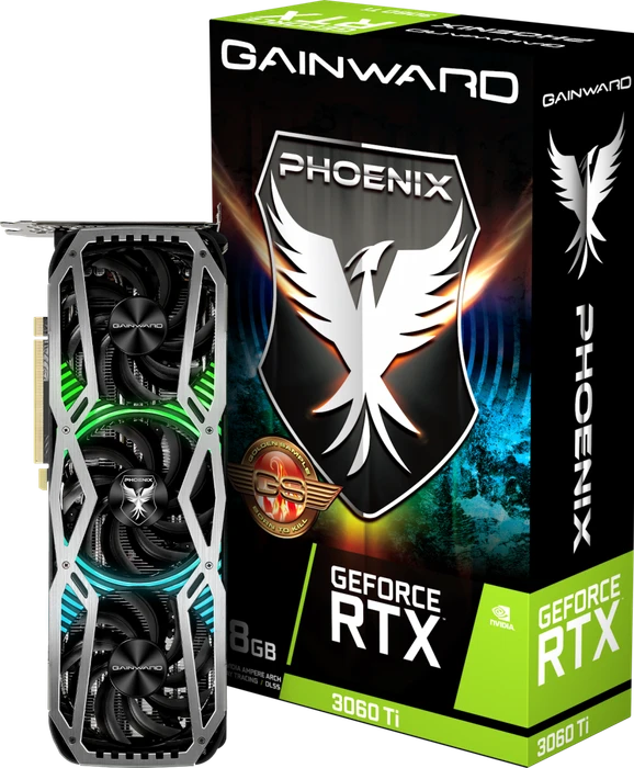 Gainward GeForce RTX 3060 Ti Phoenix GS V1 (LHR), 8GB GDDR6, HDMI, 3x DP