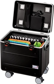Parat Paraproject Case i10 KidsCover Lade-/Synchronisierungs-/Aufbewahrungs-Wagen schwarz, 10 iPads bis 9.7", Lightning, EU-Version