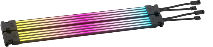 Corsair iCUE ARGB PSU Cable Strips, schwarz