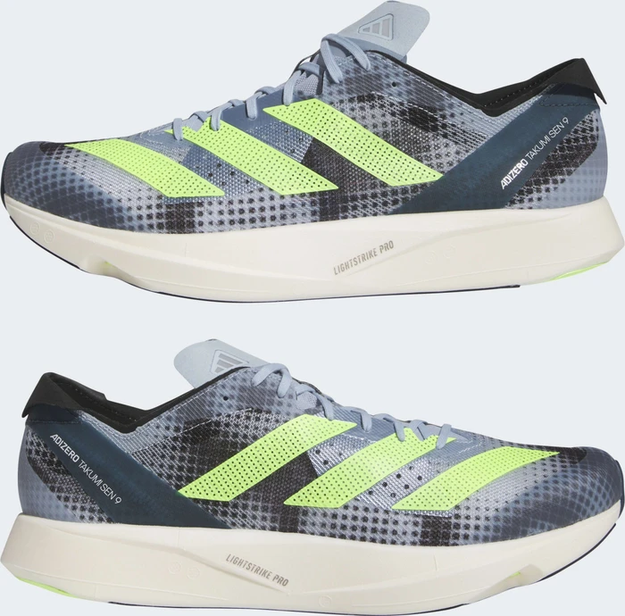 adidas Adizero Takumi Sen 9 wonder blue/lucid lemon/core black (Herren)