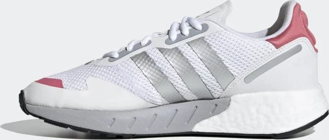 adidas ZX 1K Boost cloud white/silver metallic/hazy rose (Damen)