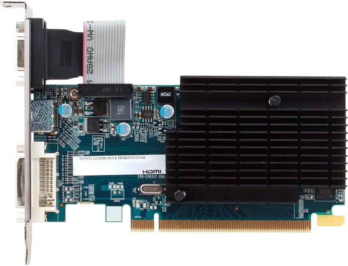 Sapphire Radeon HD 5450 168mm, 1GB DDR3, VGA, DVI, HDMI, lite retail