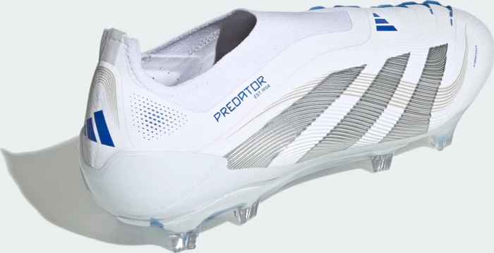 adidas Predator Elite Laceless FG cloud white/silver metallic/bright royal