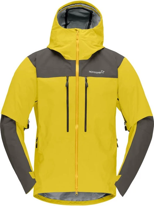 Norrøna trollveggen Gore-Tex Pro Light Funktionsjacke lemon chrome (Herren)