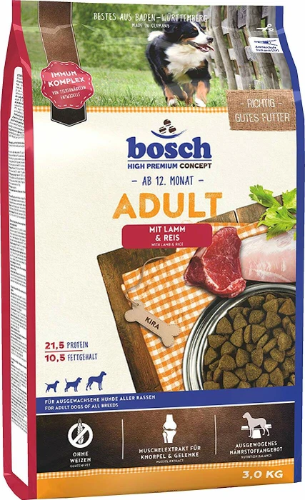 bosch HPC Adult Lamm und Reis, 3kg