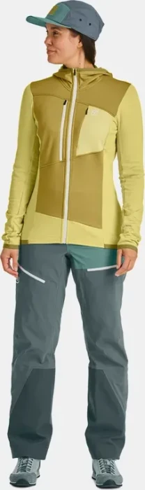 Ortovox Fleece Grid Hoody Funktionsjacke wabisabi (Damen)