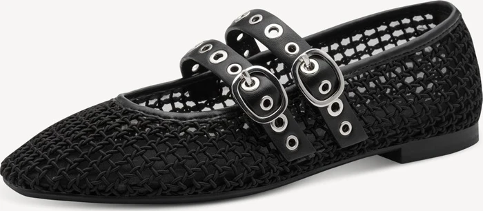Tamaris Spangenballerinas schwarz (Damen)