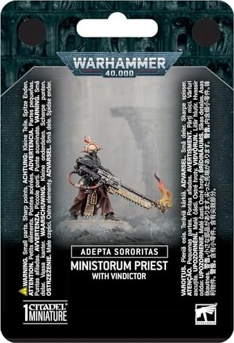 Games Workshop Warhammer 40.000 - Adepta Sororitas - Ministorum Priest with Vindictor