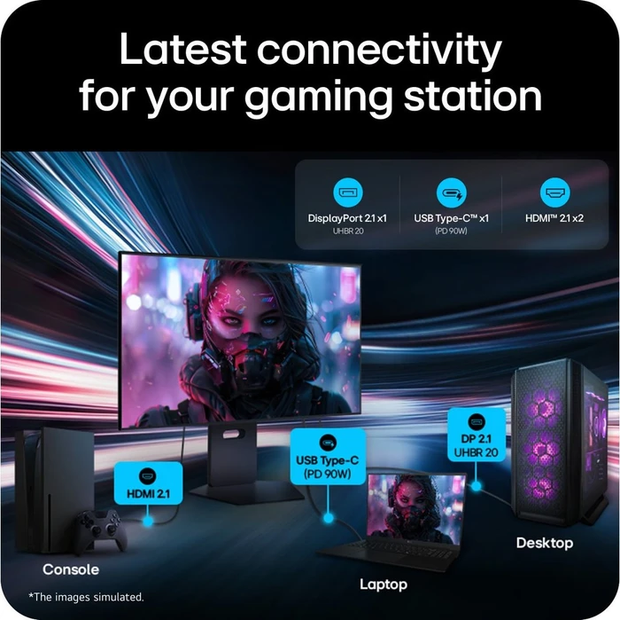 LG UltraGear OLED GX8 32GX870B-B, 31.5"