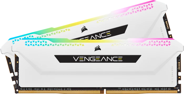 Corsair Vengeance RGB PRO SL weiß UDIMM 32GB Kit, DDR4-3600, CL18-22-22-42