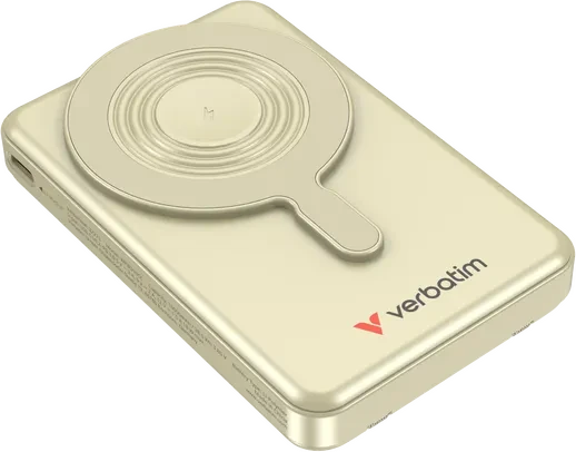 Verbatim Charge 'n' Go Power Bank mit USB-C-Kabel 10000mAh gold