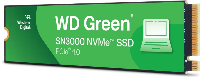 Western Digital WD Green SN3000 NVMe SSD 1TB, M.2 2280 / M-Key / PCIe 4.0 x4