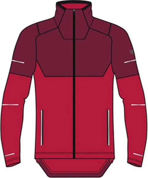 Asics Lite-Show Winter Laufjacke samba/cordvan (Herren)