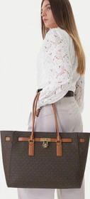 Michael Kors Hamilton Modern Large Signature Shopper brown/acorn