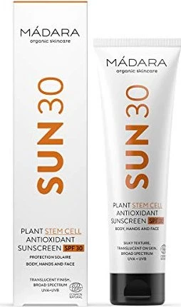 Madara Plant Stem Cell Antioxidant Body Sonnencreme LSF30, 100ml
