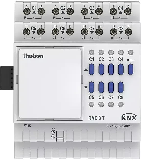 Theben RM T KNX Kombiaktor, REG, Schaltaktor/Jalousieaktor